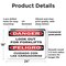 Signmission Look Out For Forklifts Bilingual, 24 in W x Rectangle, Plastic OS-2PACK-DS-P-1824-L-19425 - alternate 4